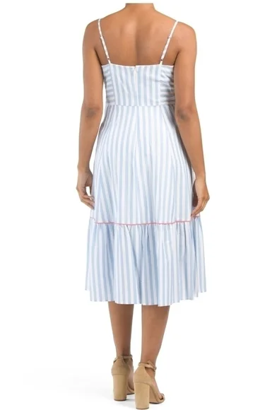 𝅺Eliza J Button Down Fit and Flare Dress - Picture 3 of 15